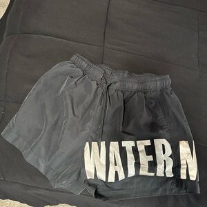 H&M Black Hybrid Shorts